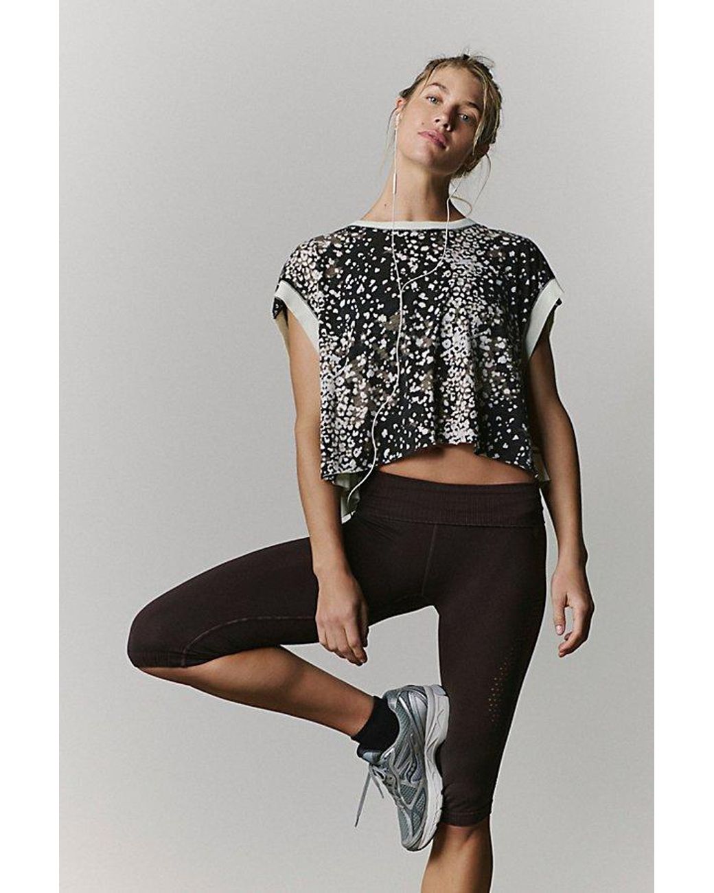 Fp Movement Gray My Time Printed Tee