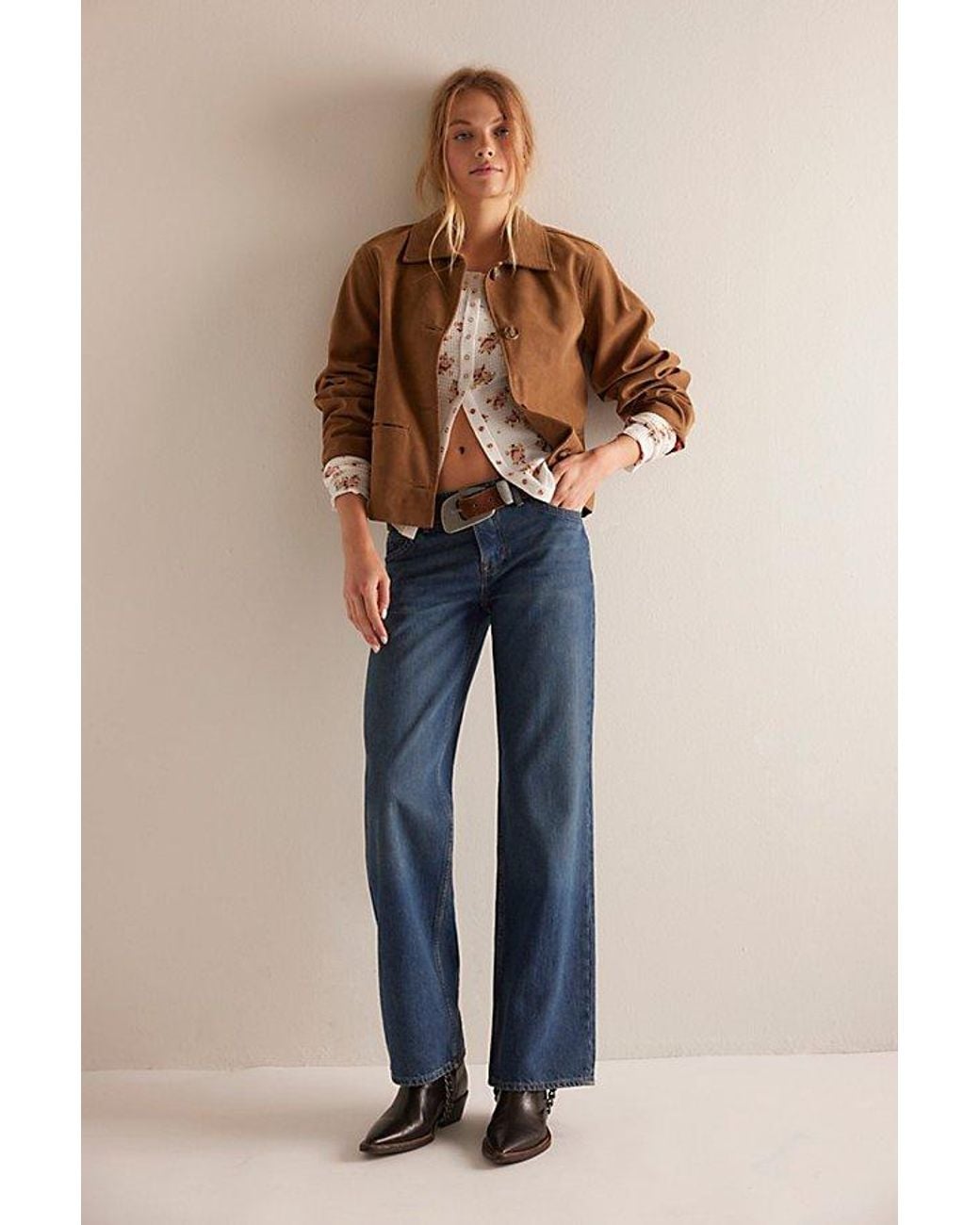 Intimately By Free People Brown Going Places Printed Cardi By