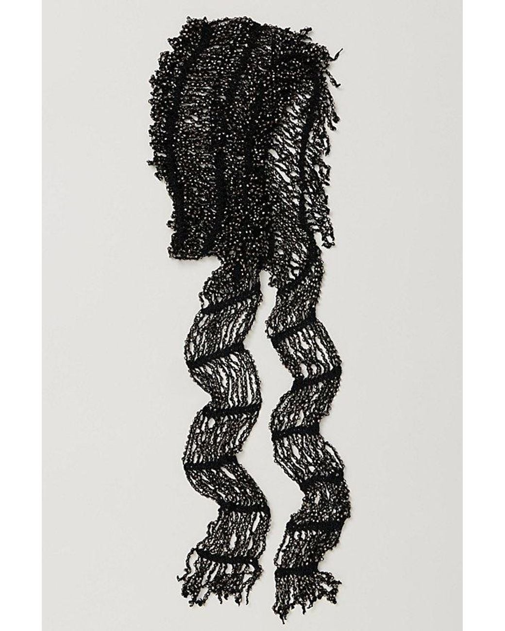 Free People Black Little Dancer Hair Scarf