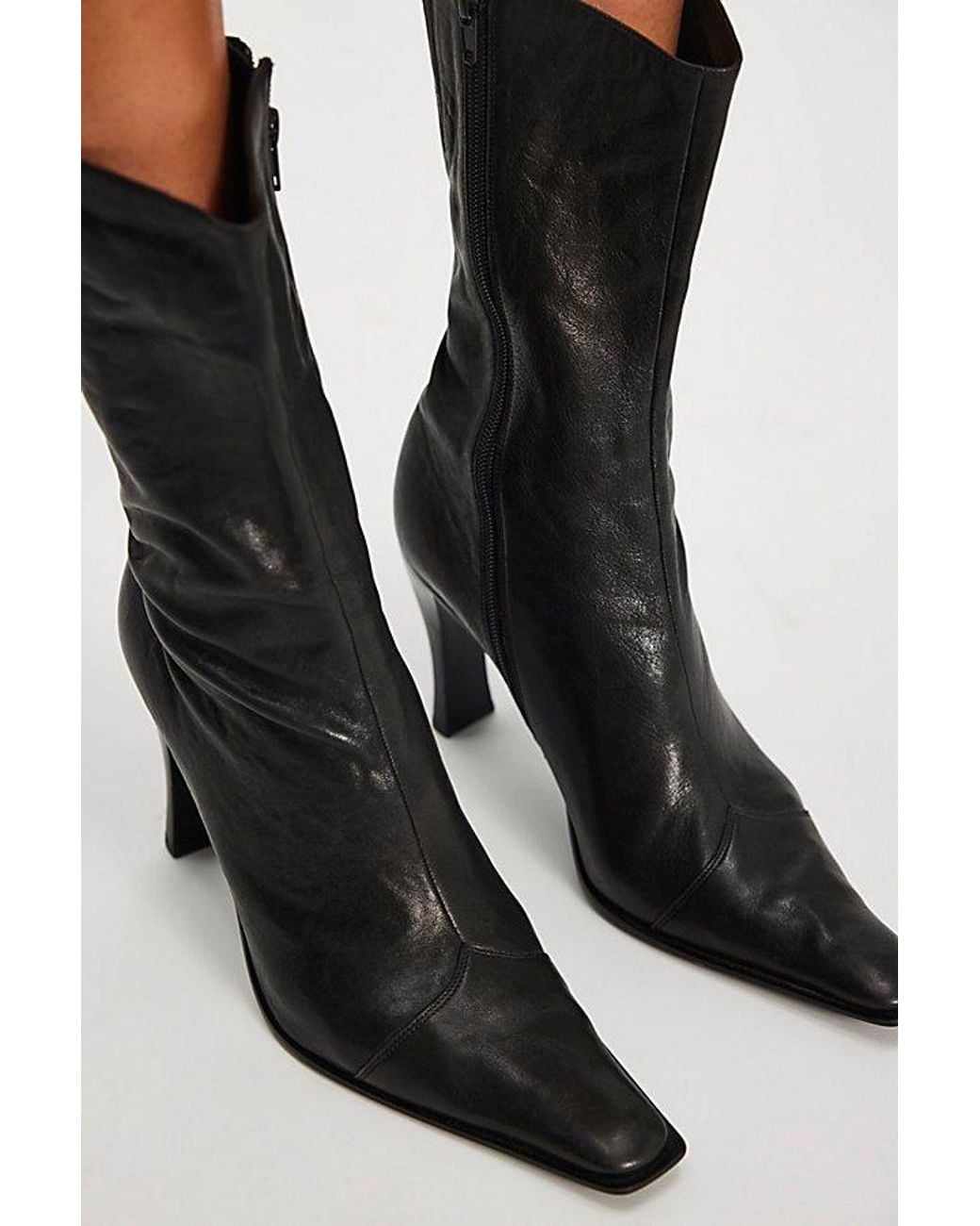 Jeffrey Campbell Gray Sweet Talker Snip Toe Boots
