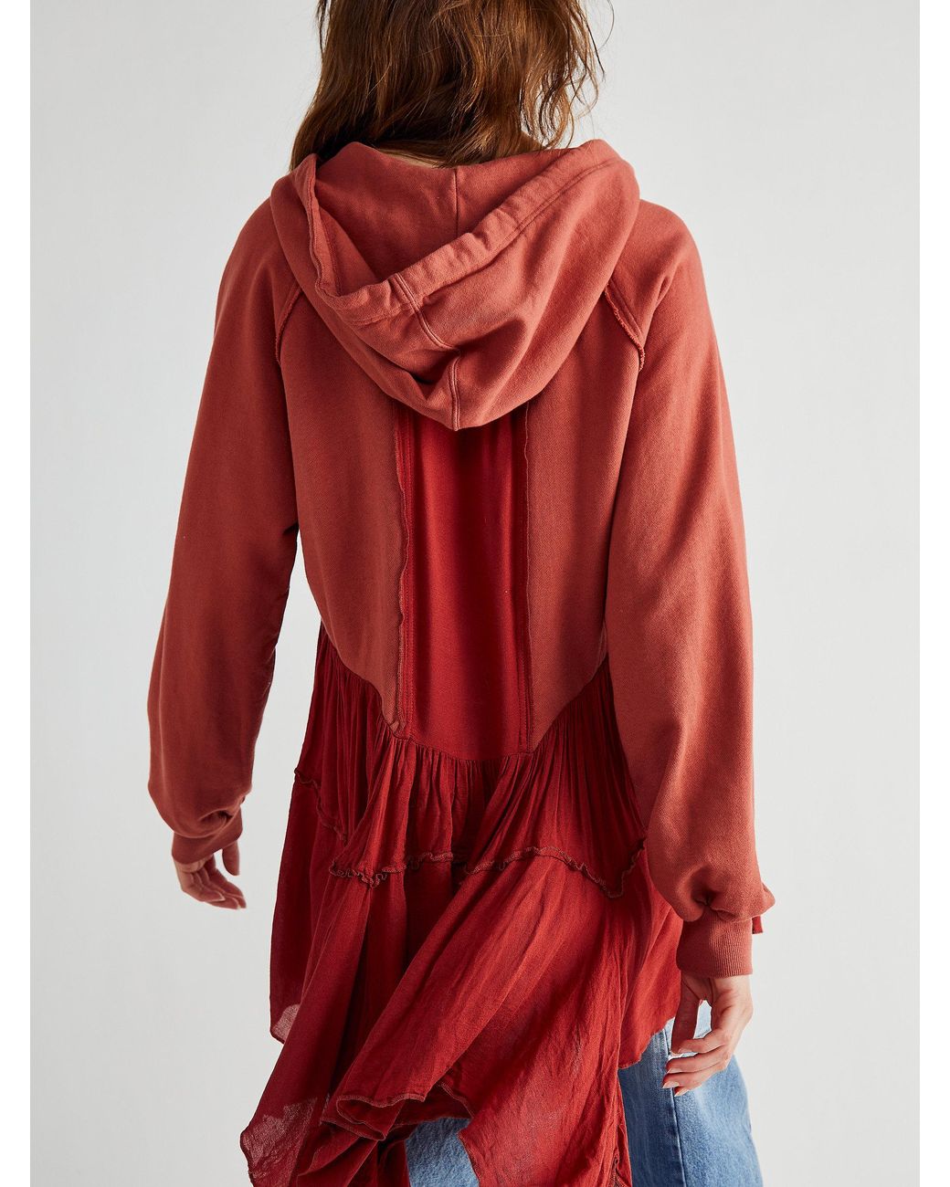 Free People Moon Dust Cardi in Red | Lyst