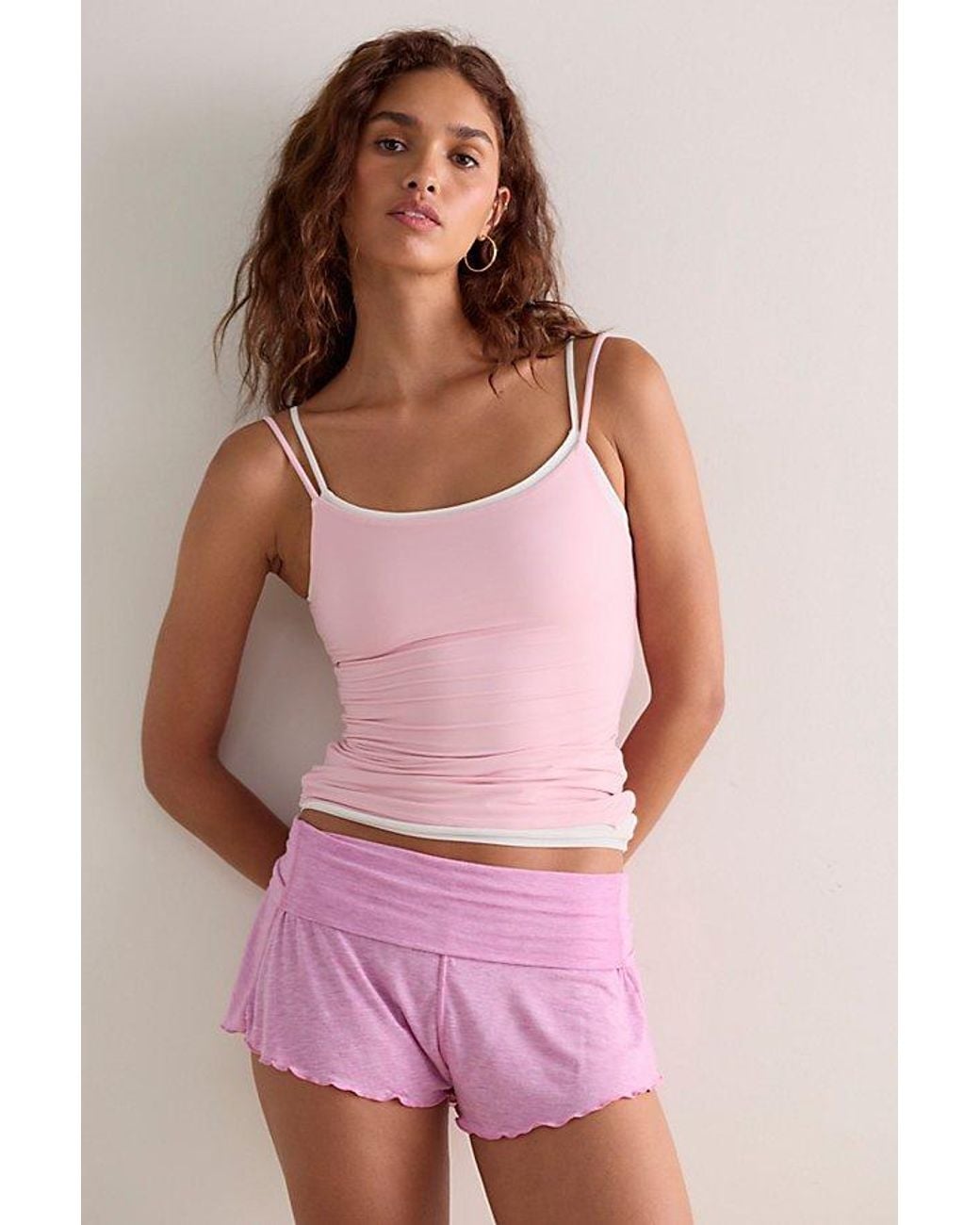 Intimately By Free People Purple Soft Company Shorts By