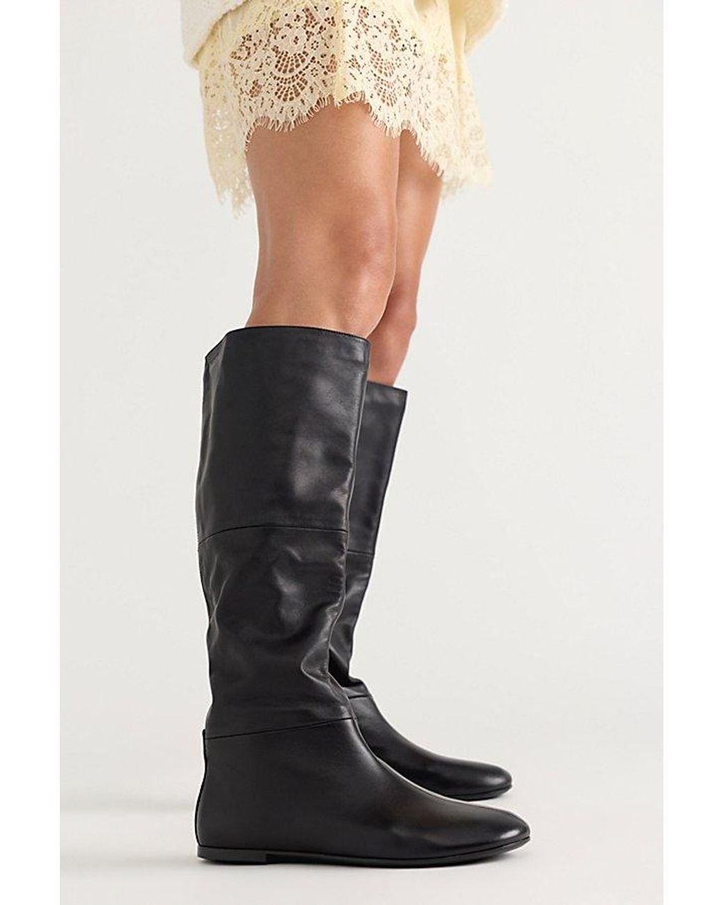 Vagabond Black Vagabond Aleya Slouch Boots Shoe By