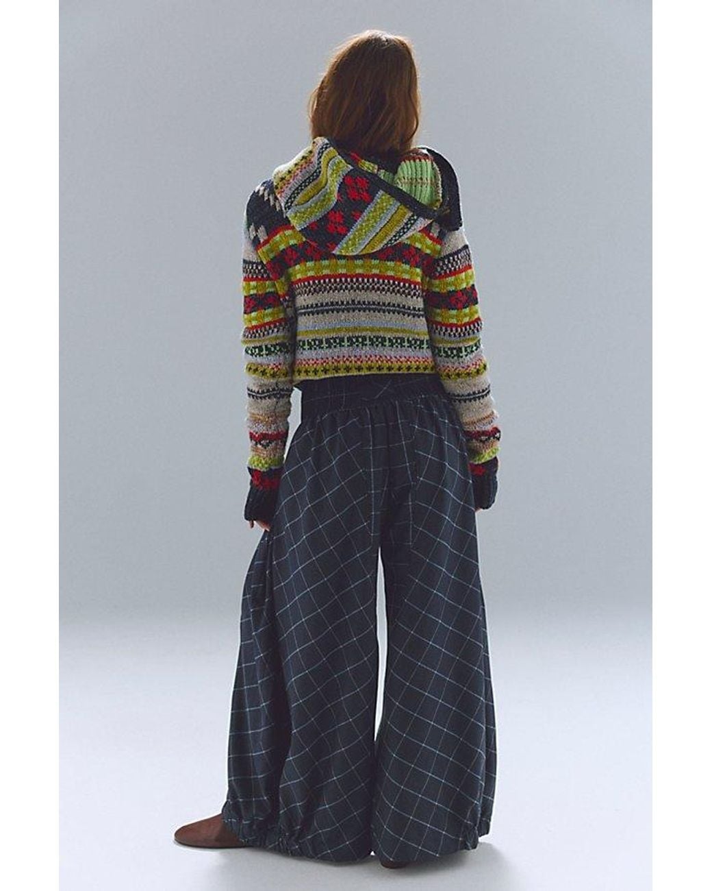 Free People Blue Greatest Hits Pull-On Trousers