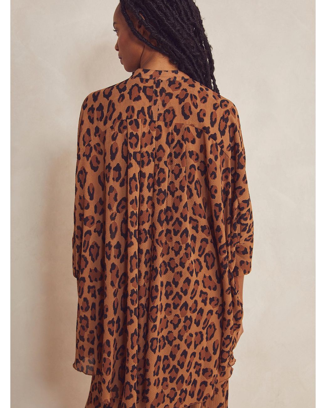 free people leopard shirt