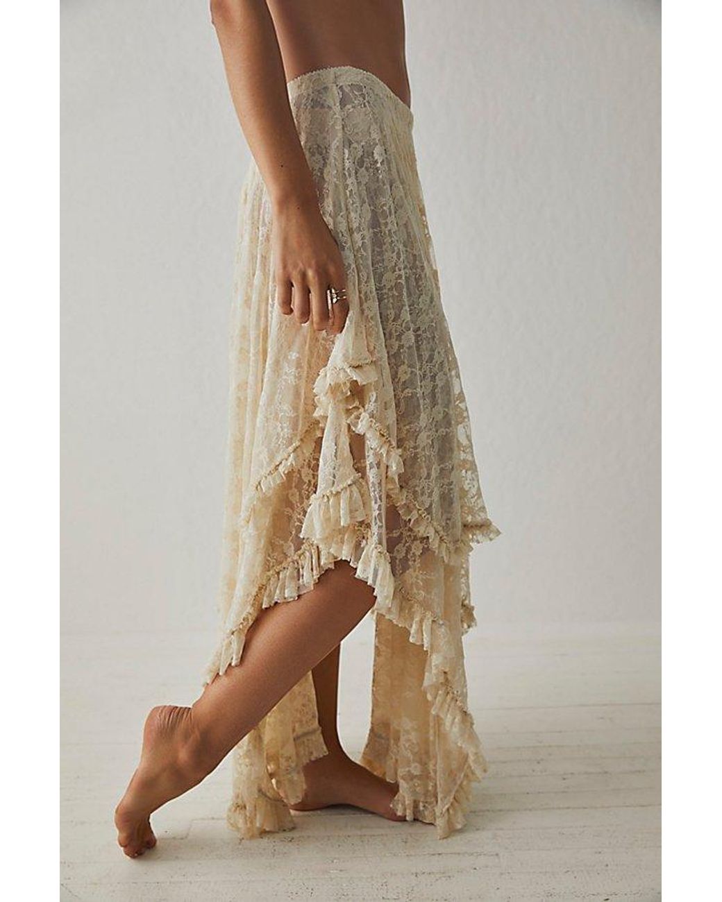 Intimately By Free People Natural French Courtship Half Slip