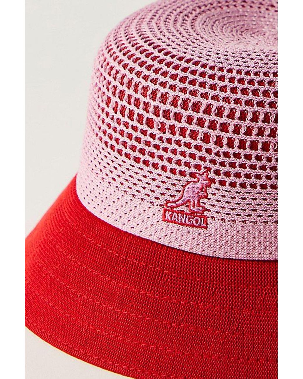 Kangol Double Mesh Bucket Hat By in Red | Lyst UK display picture 3
