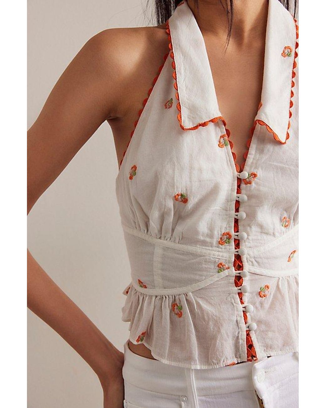 フリーピープル Free People Still Here Halter (have It All レディース シャツ トップス Ivory Have It All Halter Top | Free People