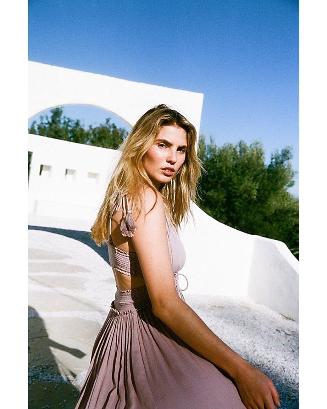 free-est Black Santa Maria Maxi Dress
