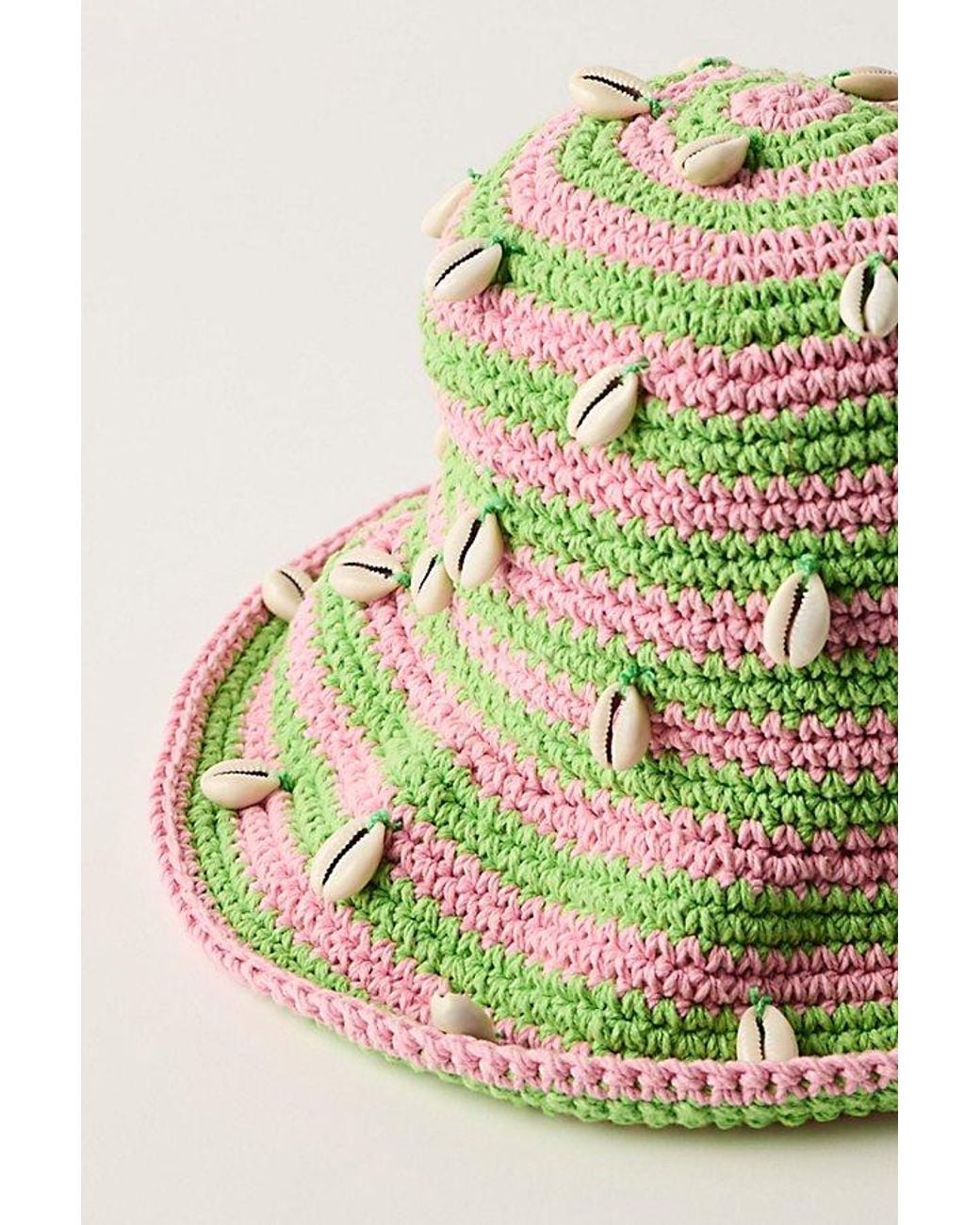 Beta Astral Multicolor Pora Stripes And Shells Hat
