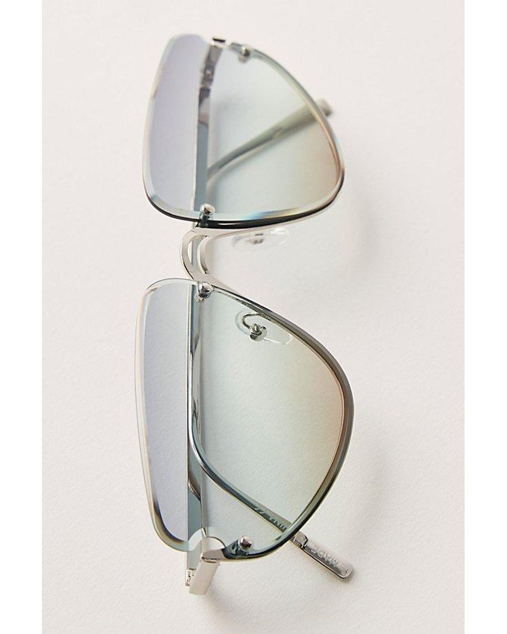Free People Multicolor Bennie Rimless Sunglasses