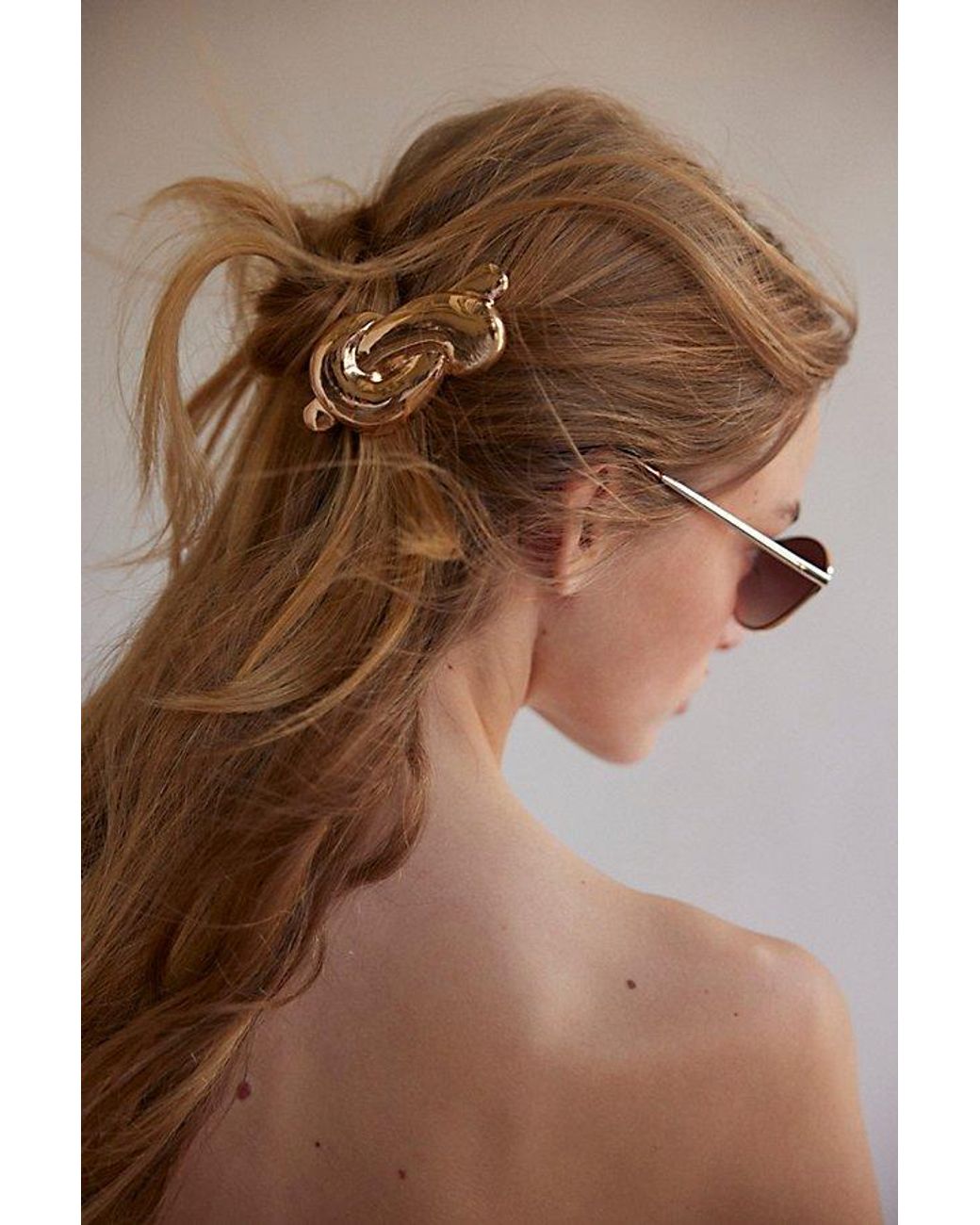 Free People Natural Roundabout Jumbo Barrette