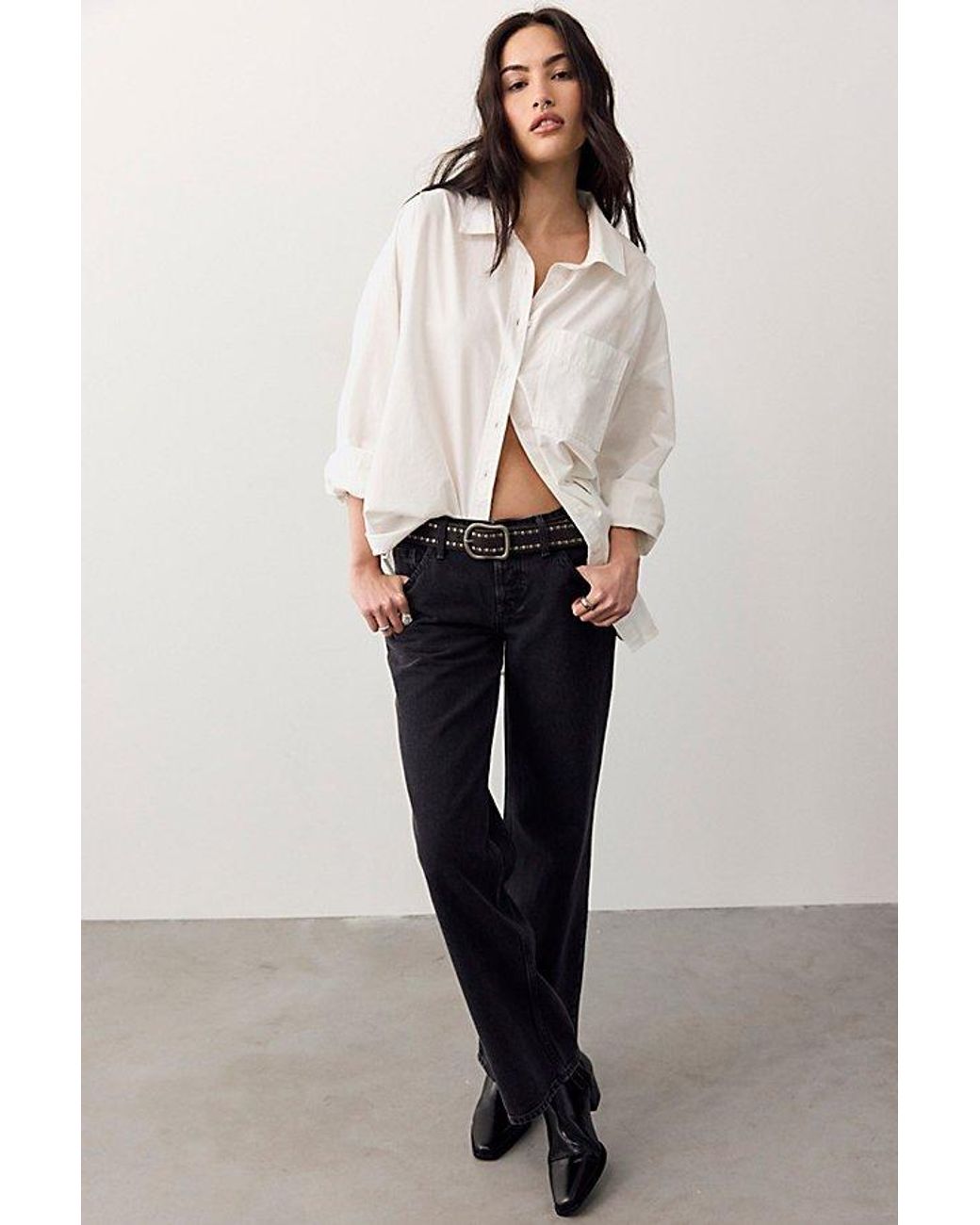 Free People Multicolor Tennessee Low-rise Boyfriend Jeans