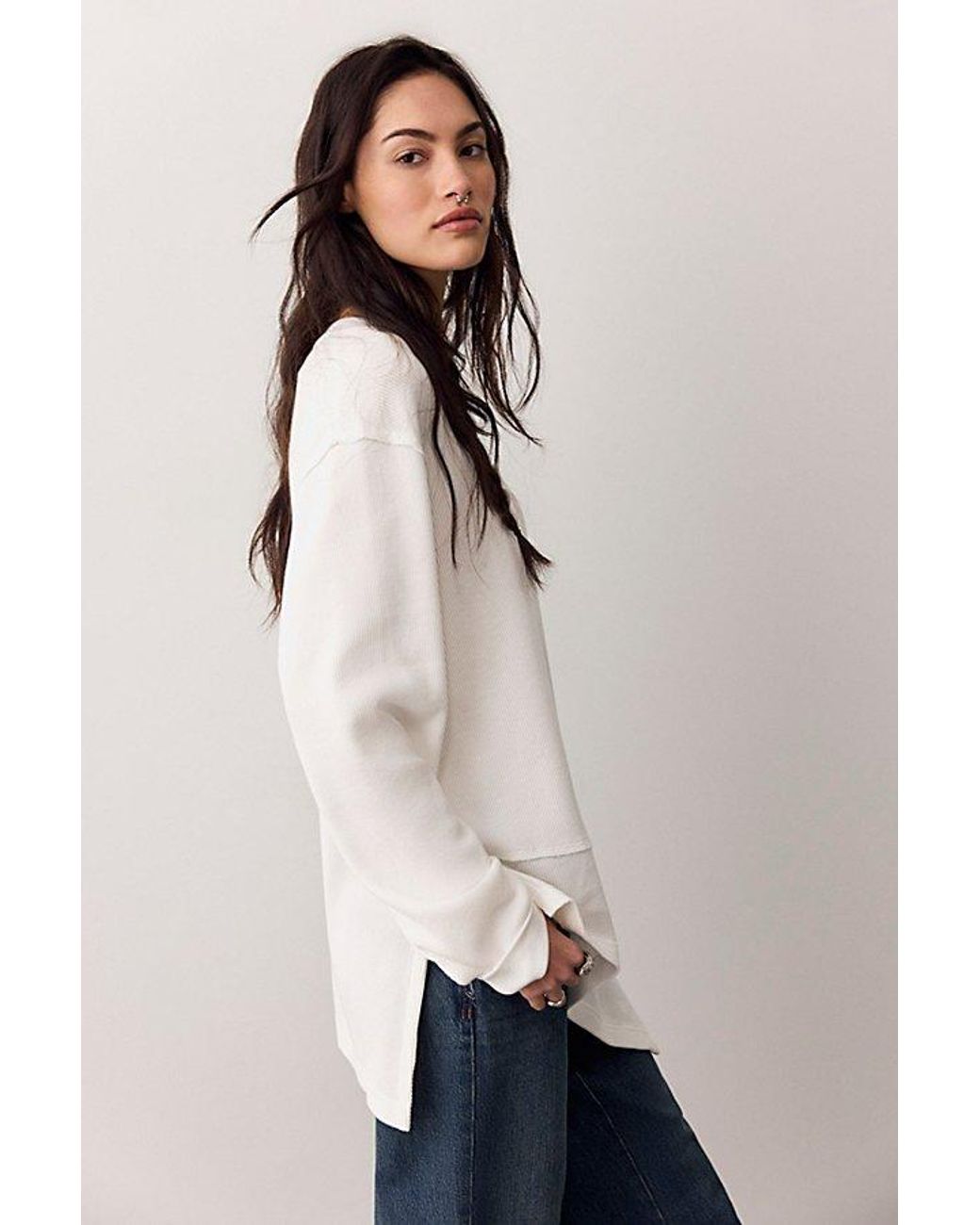 Free People Natural We The Free On Your Side Asymmetric Thermal
