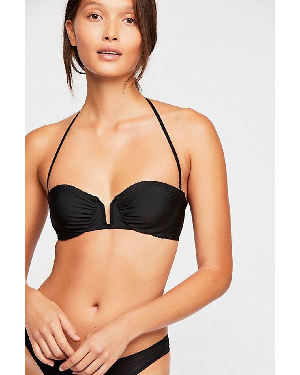 Only Hearts Black Second Skins Convertible Strapless Bra
