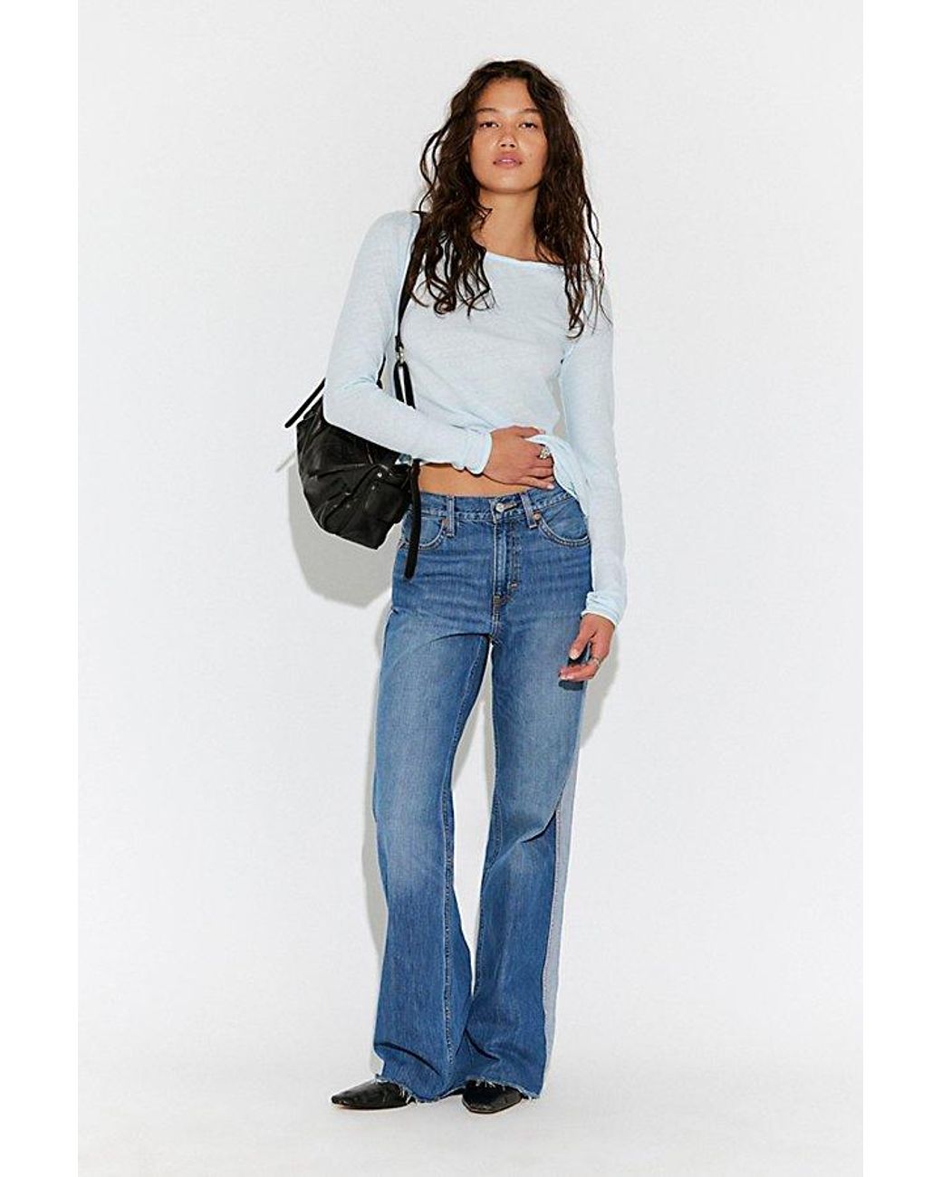Free People White Most Loved Long Sleeve