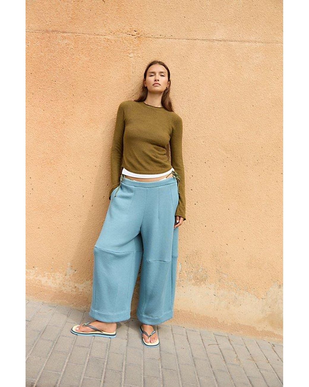 free-est Blue Marlo Pants By