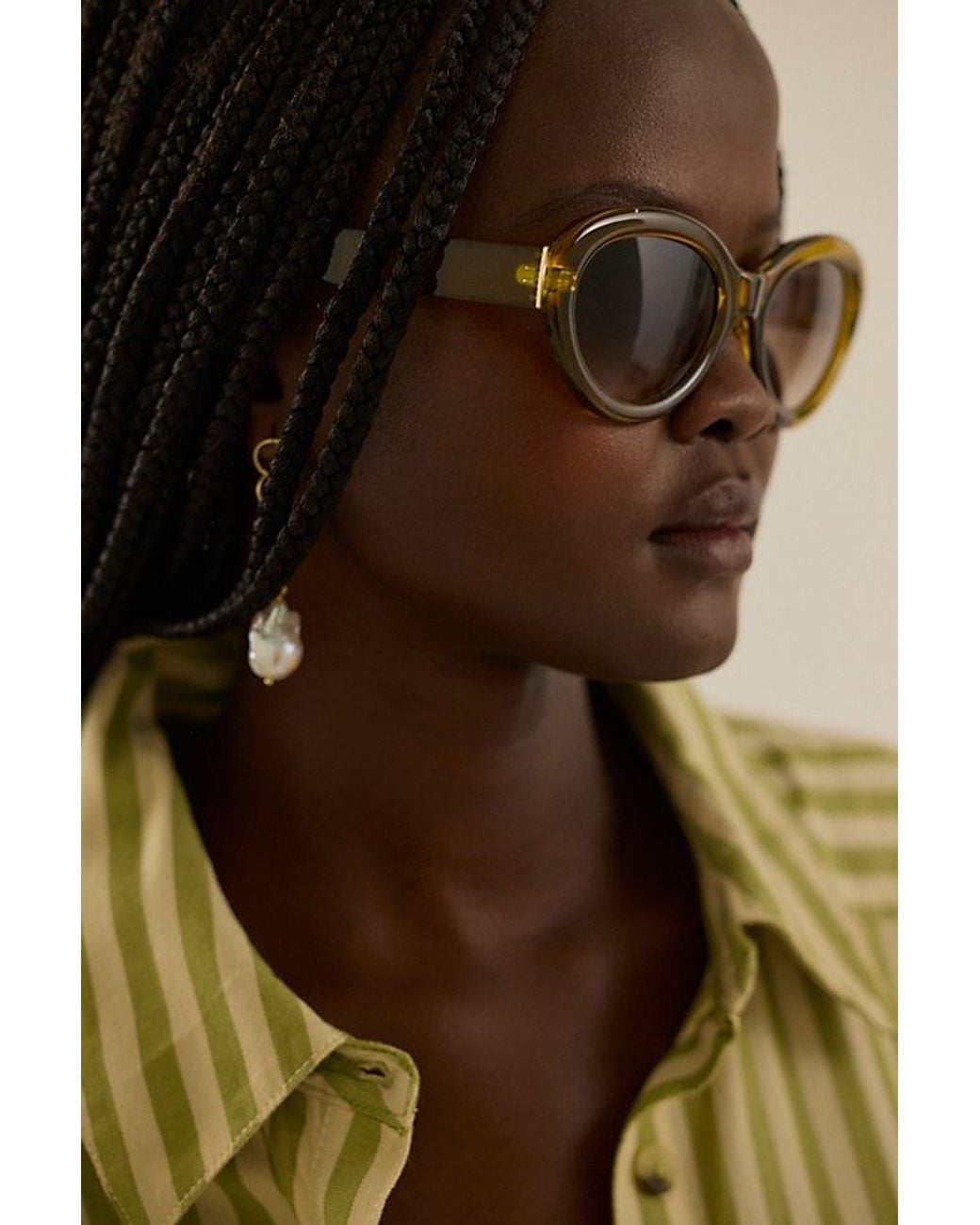 Free People Multicolor Birdie Cat Eye Sunglasses