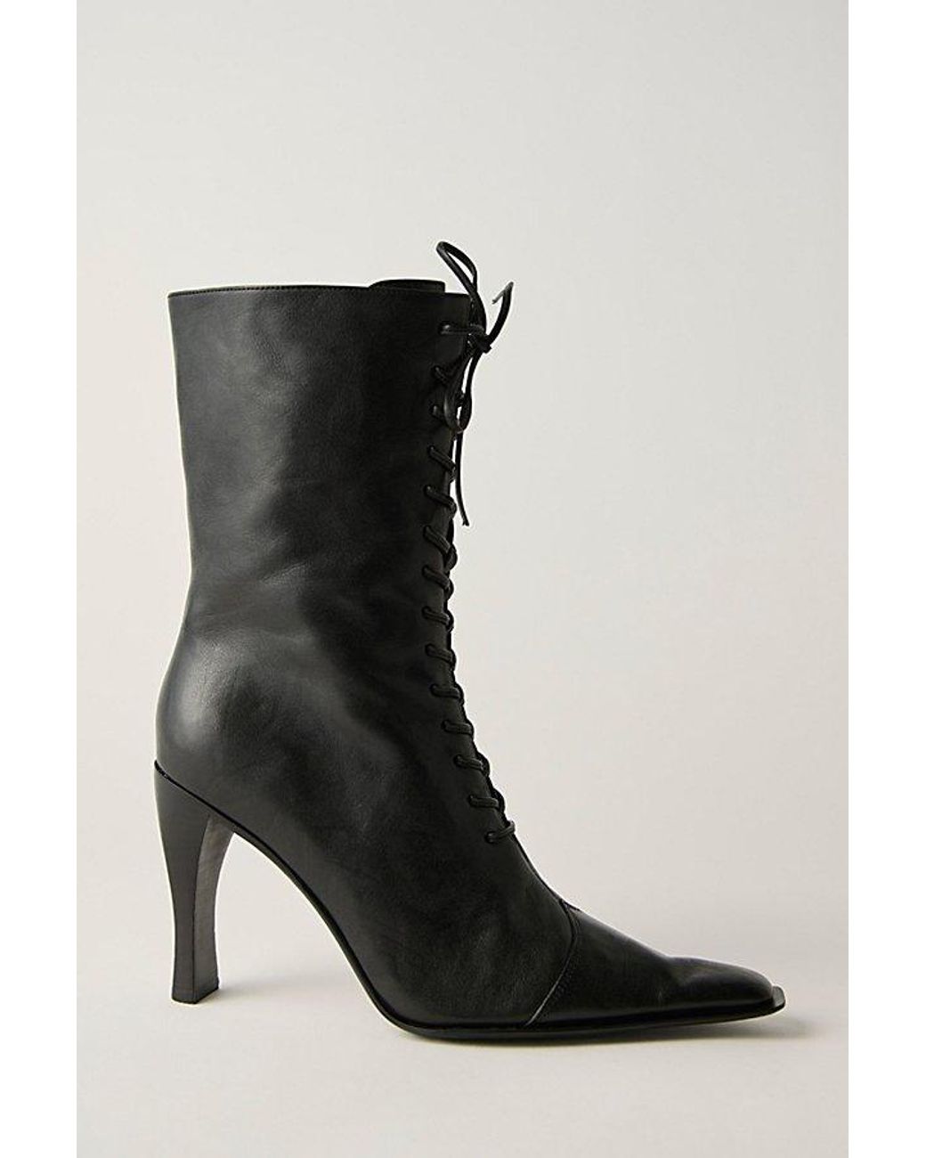Jeffrey Campbell Blue Sweet Talker Lace-Up Boots