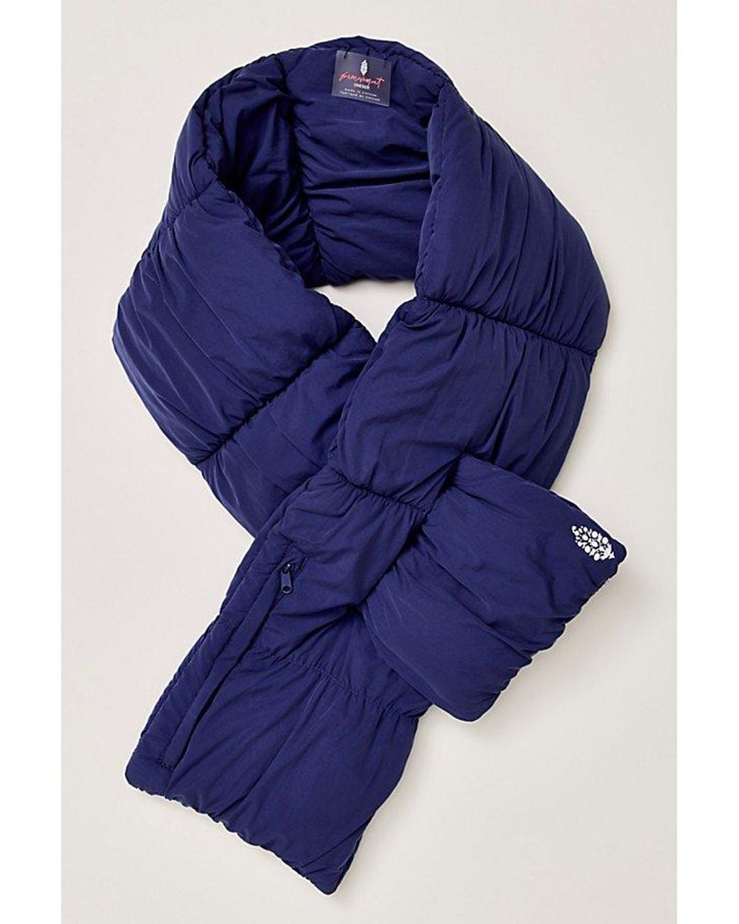 Fp Movement Blue Pixie Packable Puffer Scarf