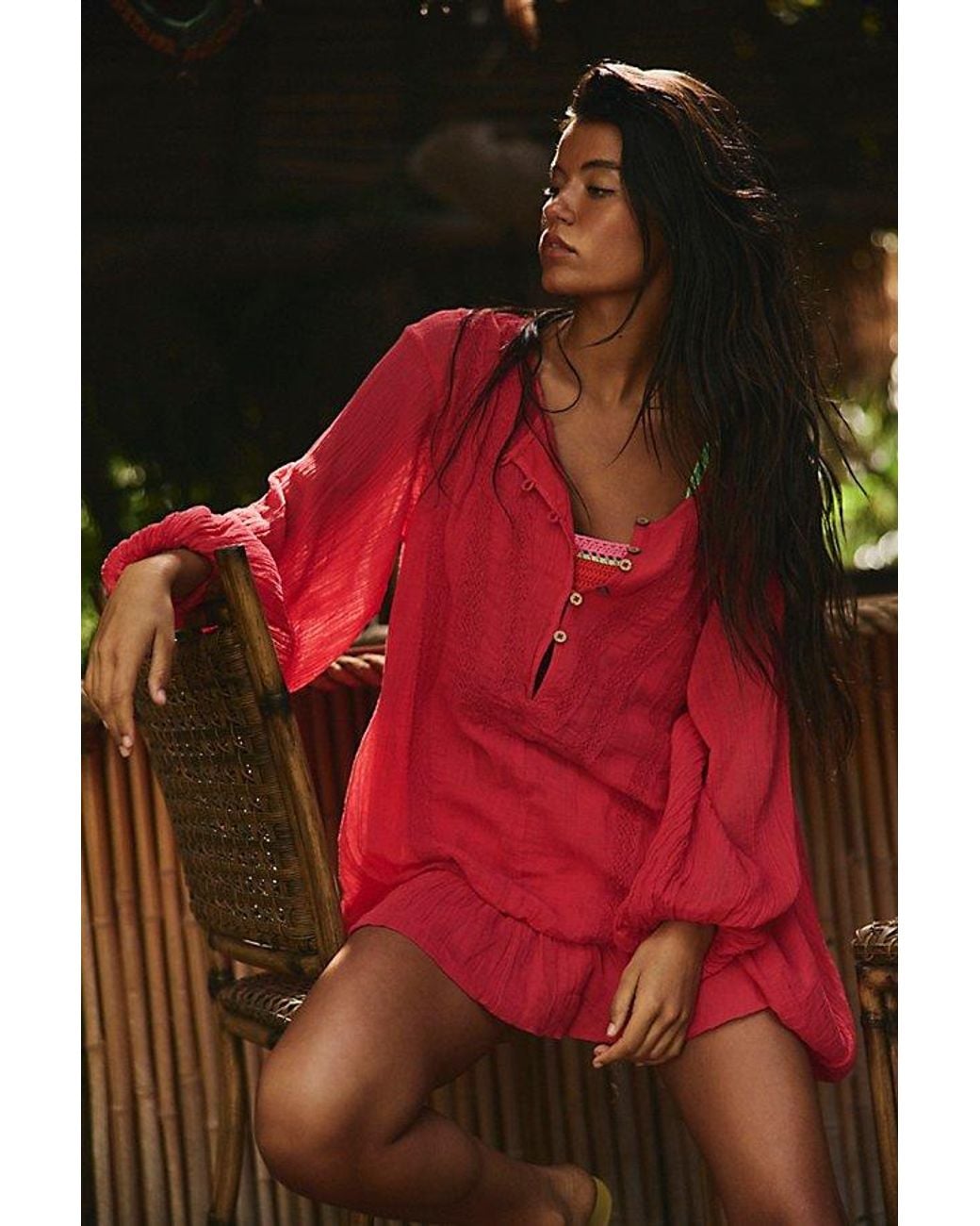 free-est Red Florence Mini Dress By