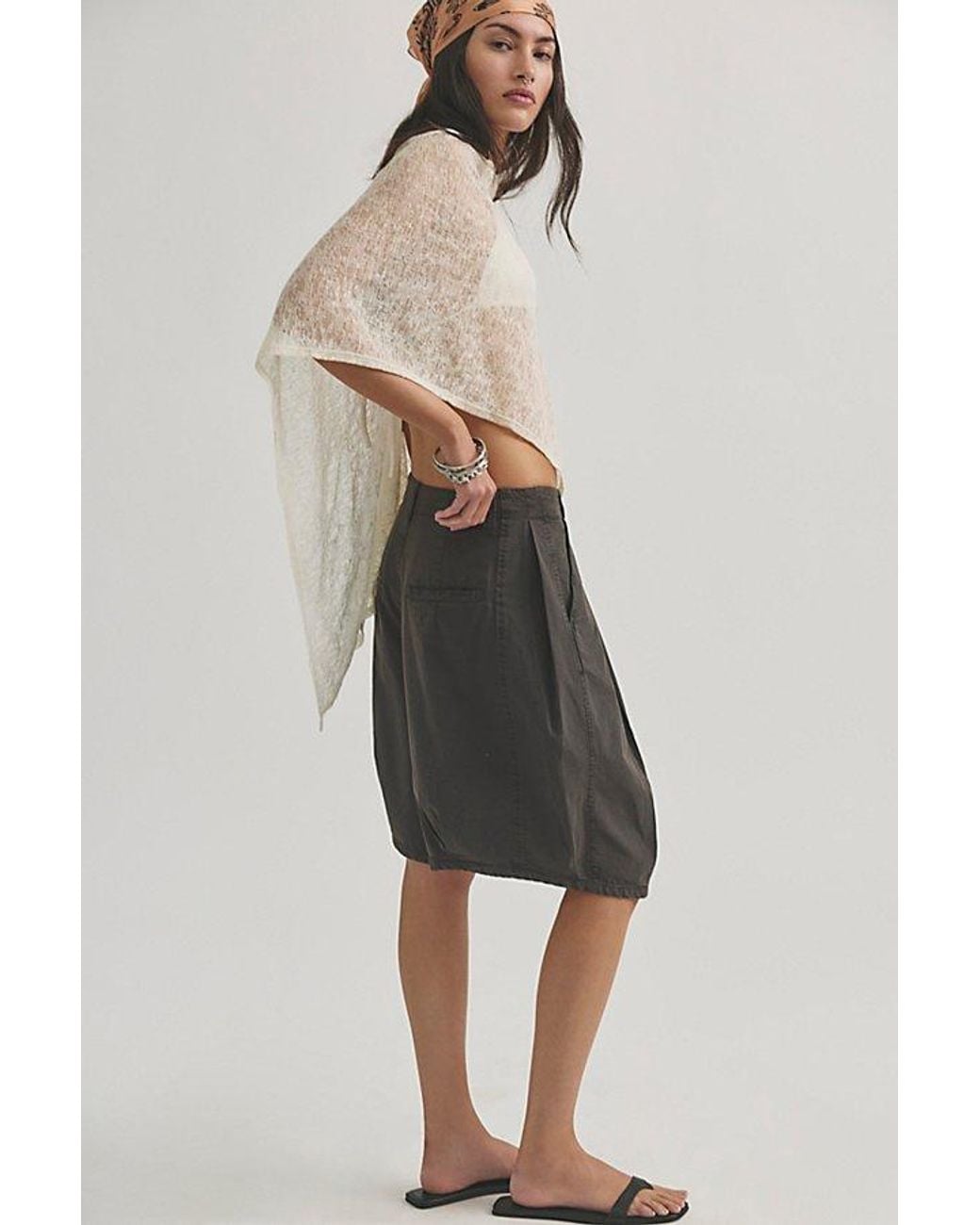 Free People Black Skyscraper Trouser Shorts