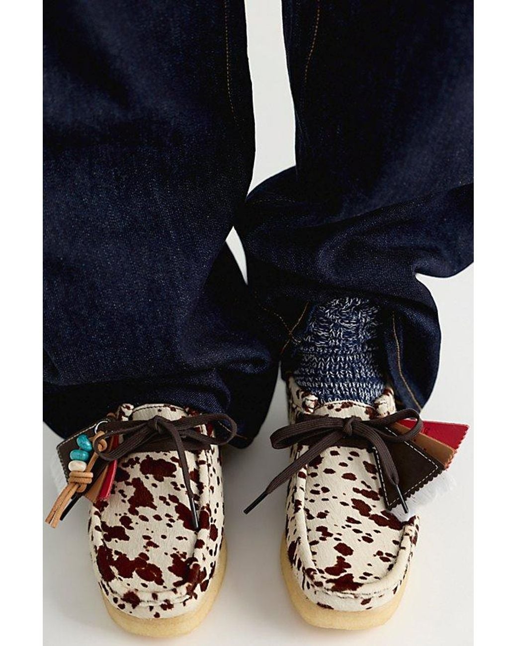 Clarks Blue Blanch Yu Wallabees