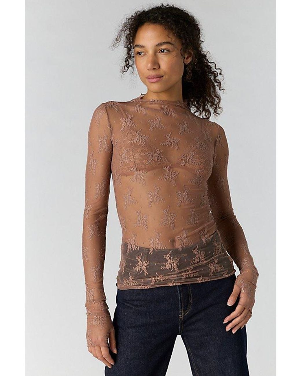 Intimately By Free People Blue Lady Lux Layering Top By