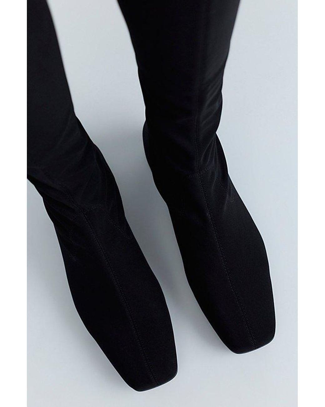 Vagabond Black Vagabond Mona Tall Stretch Boots Shoe By