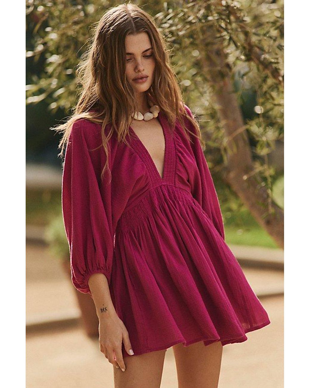 free-est Red For The Moment Mini Dress By