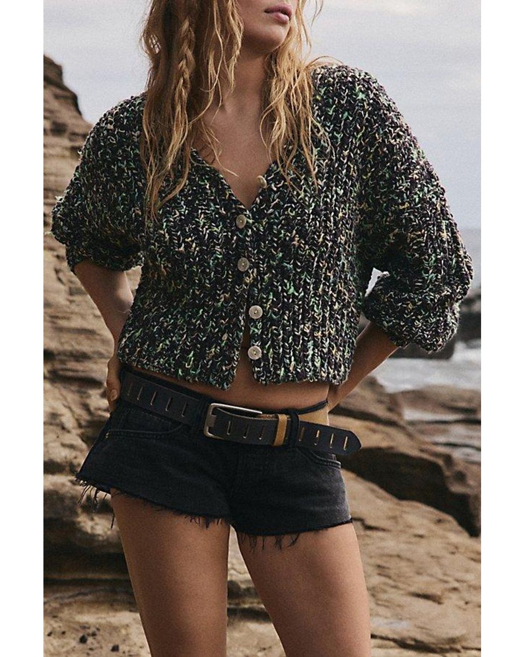 Free People Metallic Jona Belt