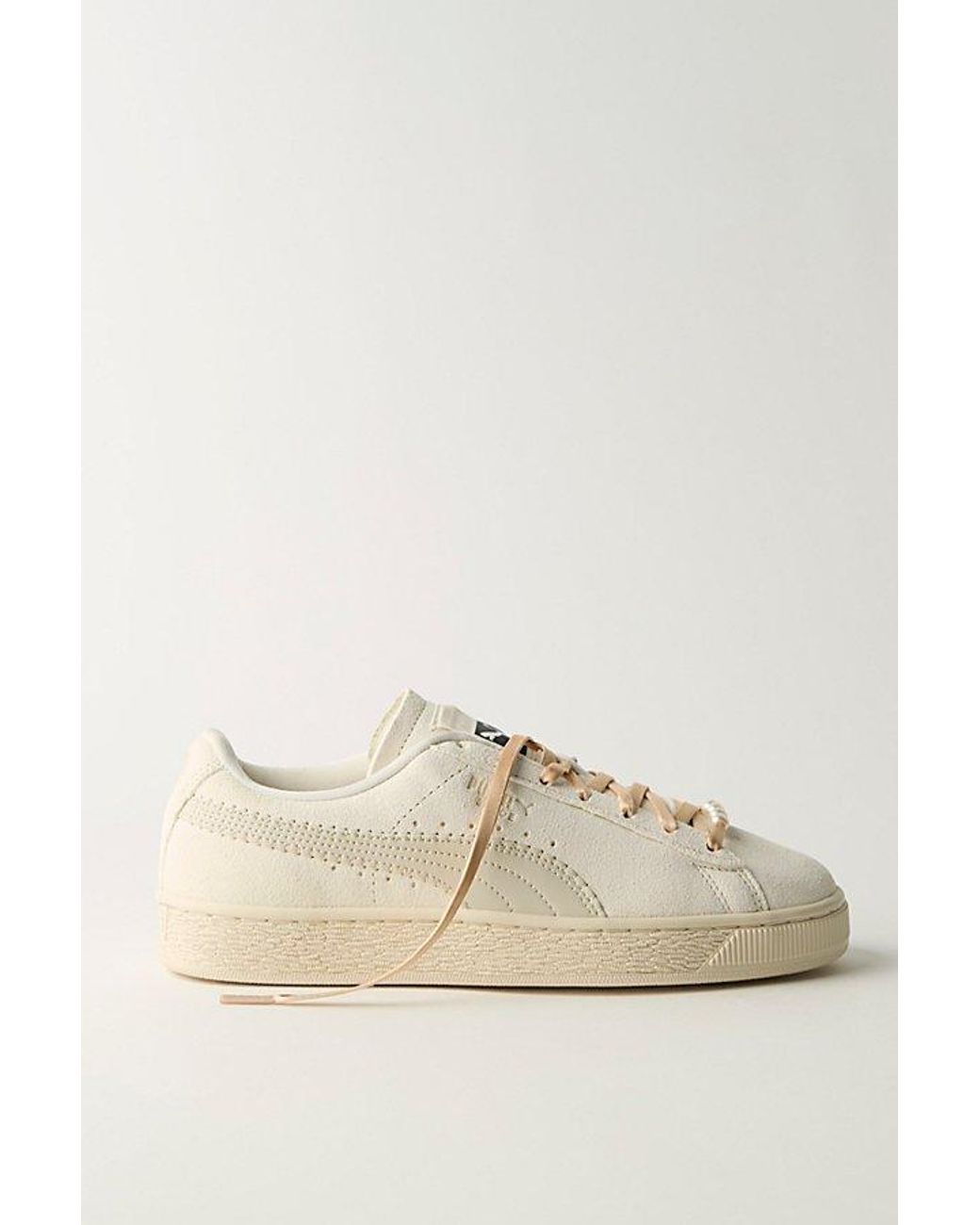PUMA Natural Suede Bloom Sneakers