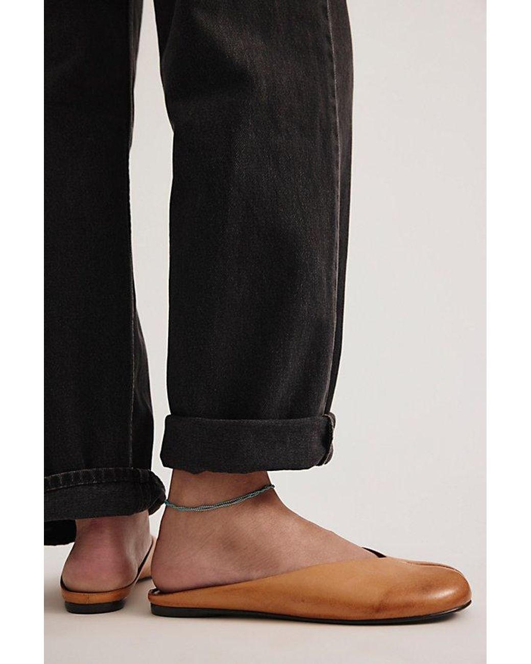 Jeffrey Campbell Black Lights Out Split-Toe Mules