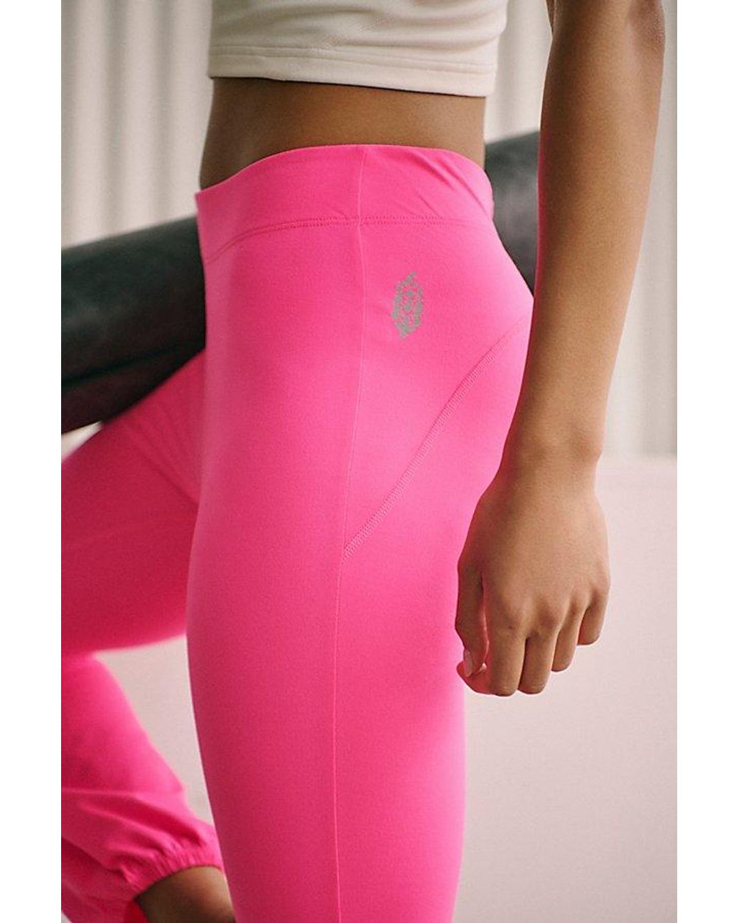 Fp Movement Pink Let's Bounce Bubble Pants