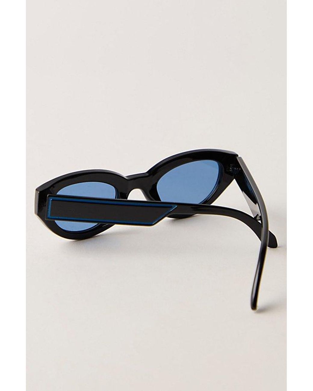 Free People Blue Joni Cat Eye Sunglasses