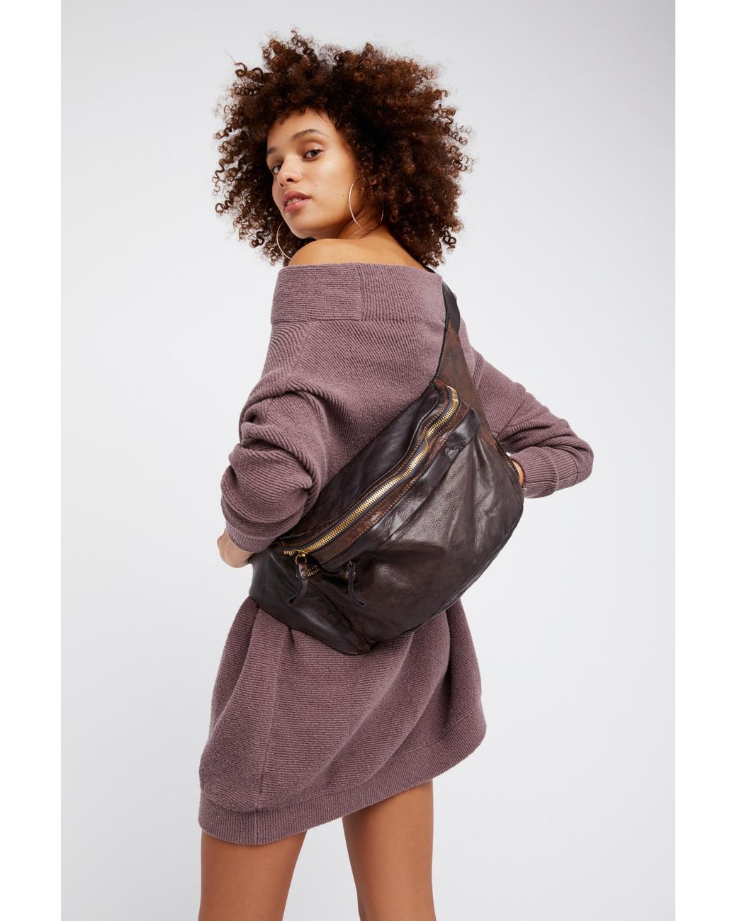 Free People Brato Belt Bag By Campomaggi in Gray Lyst