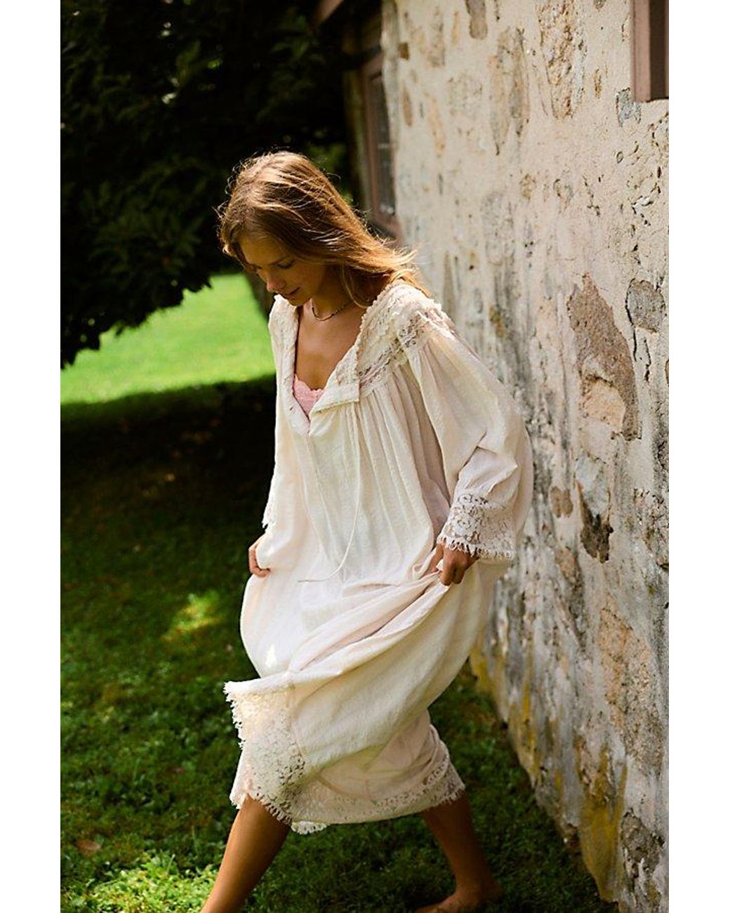 Intimately By Free People Green On The Daily Maxi Nightie By