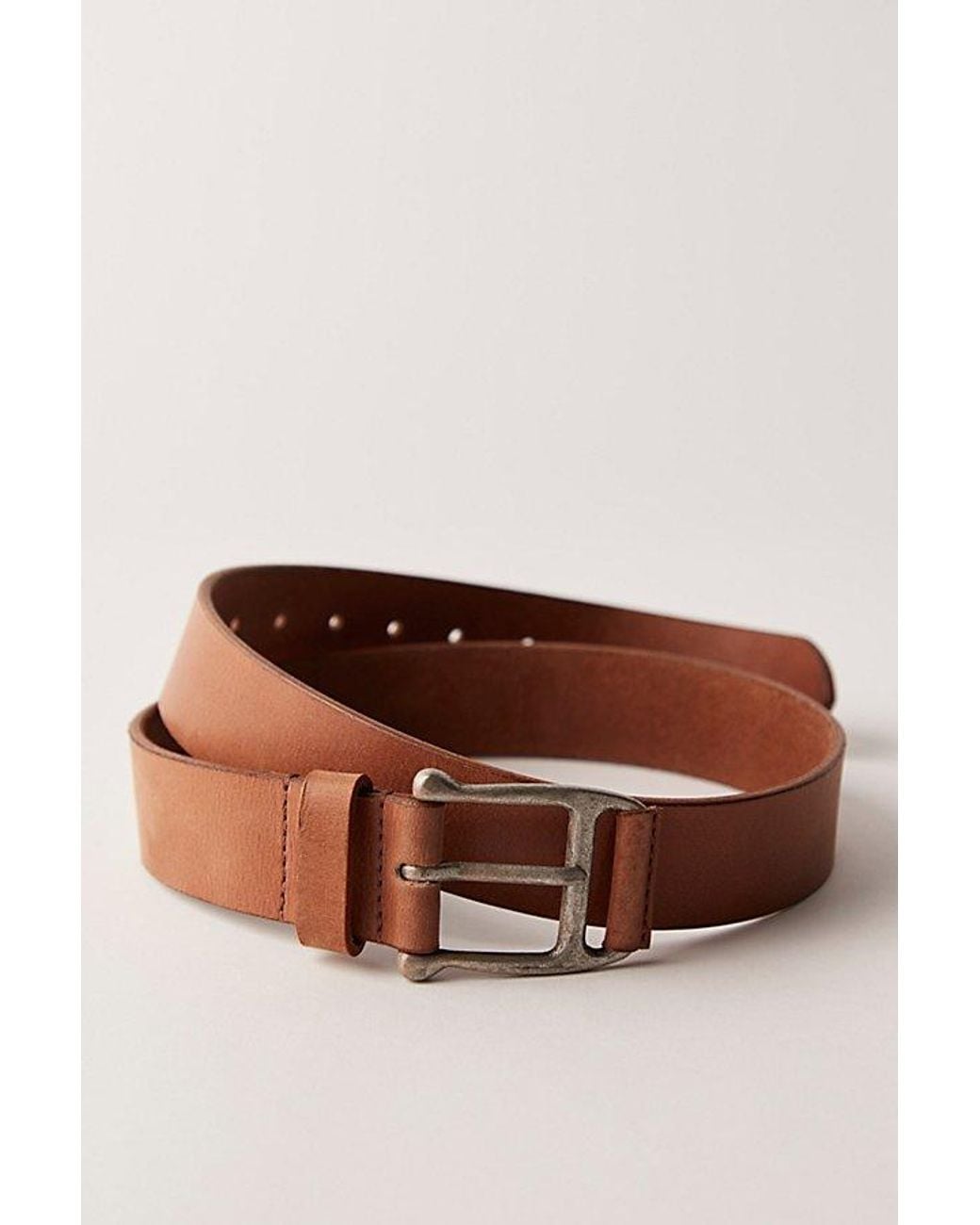 Free People Brown Carraway Leather Belt