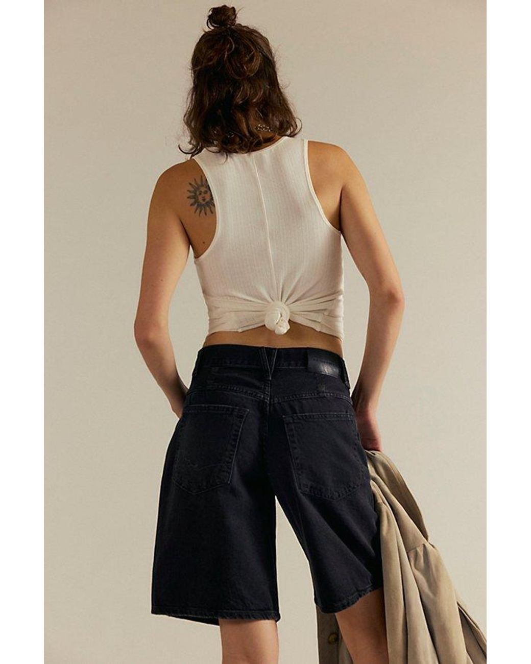 Free People Black Montana Shorts