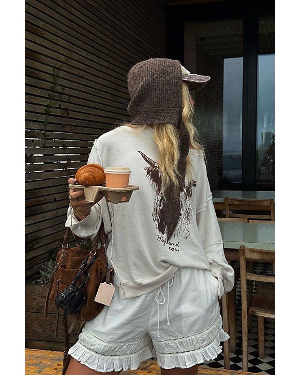 Free People Brown Balabonnet
