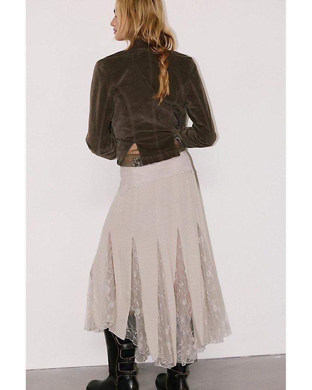 Intimately By Free People Multicolor Nice To Meet You Maxi Slip Skirt By