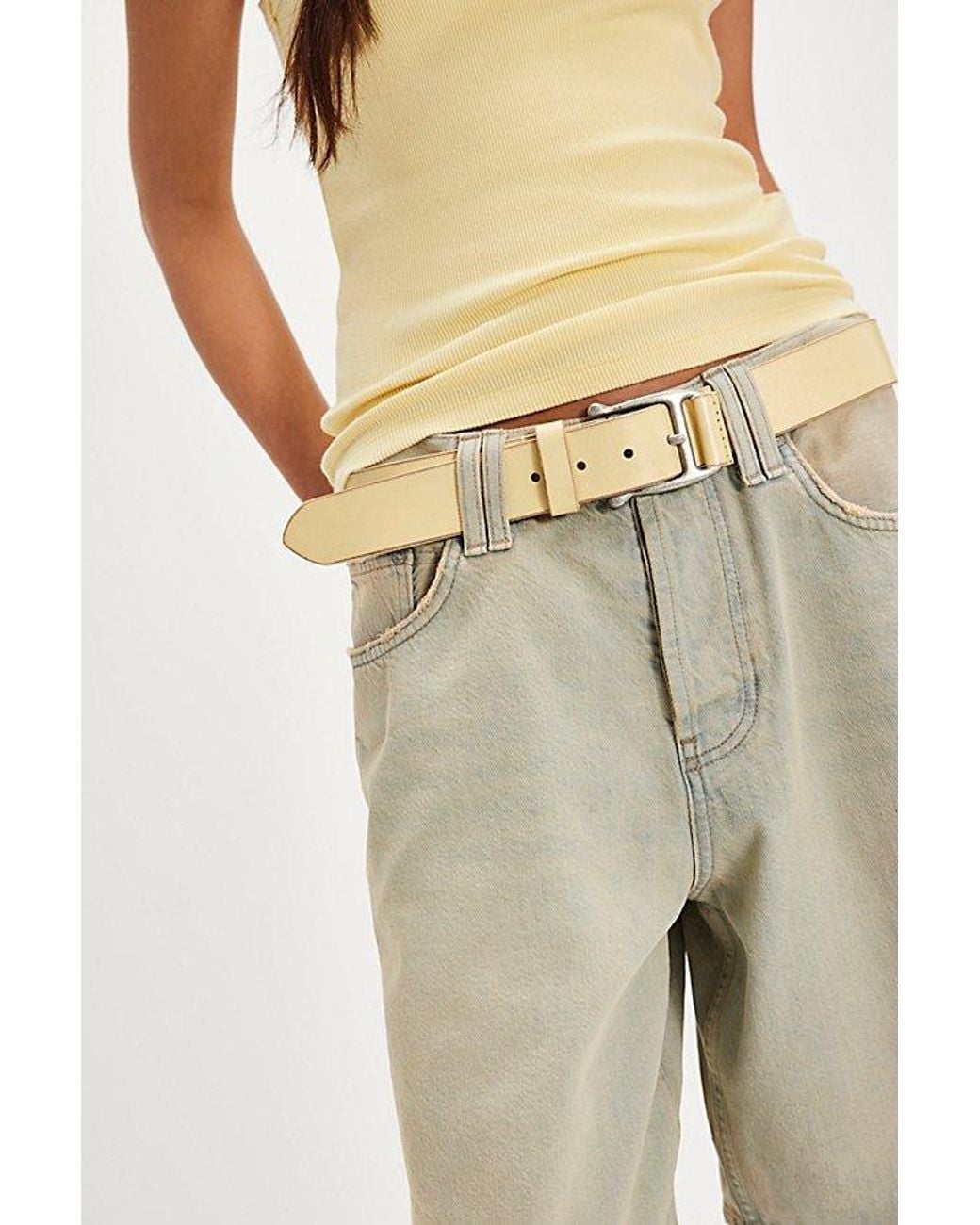 Free People Natural Carraway Leather Belt