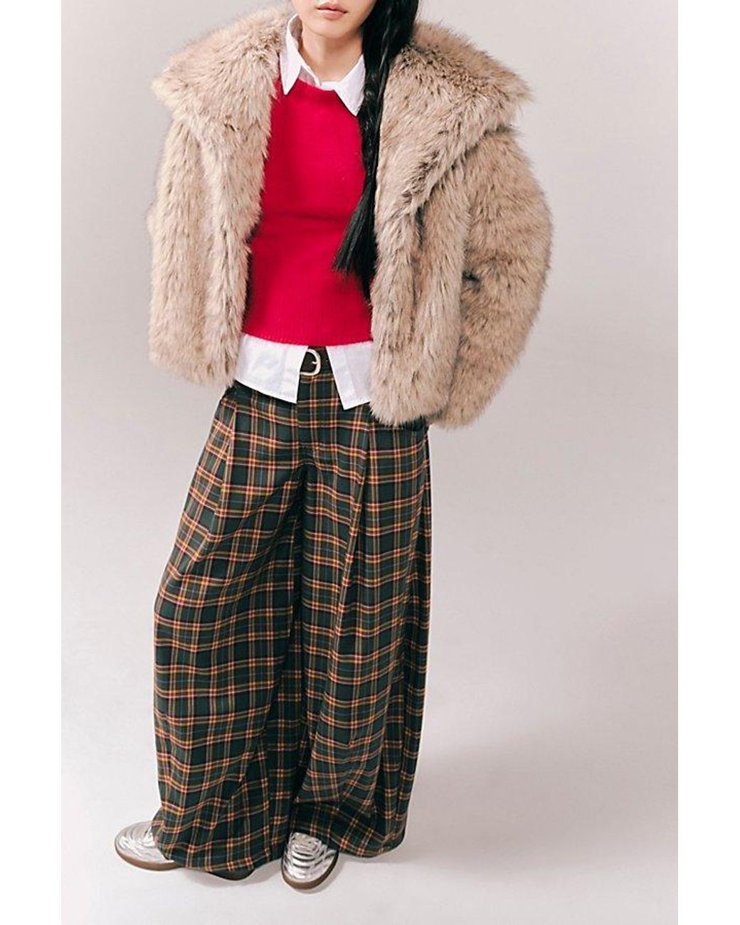 Free People Multicolor About It Baggy Wide-Leg Trousers