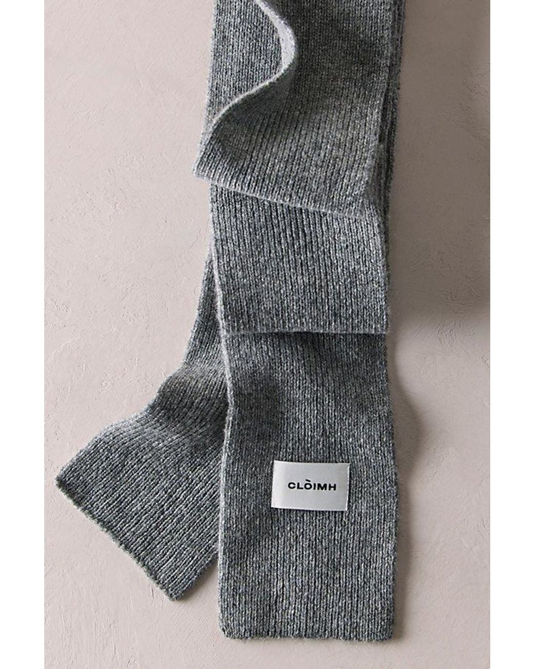 CLÒIMH Blue Soft Wool Mini Scarf