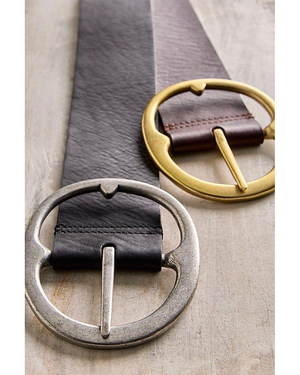 Free People Black Brando Hip Belt