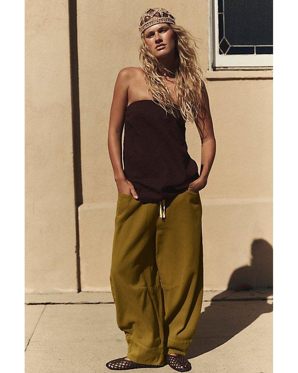free-est Natural Beach Ease Pants By