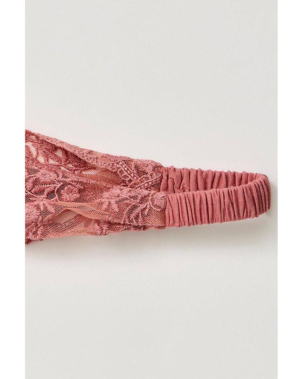 Free People Pink Solana Lace Headband