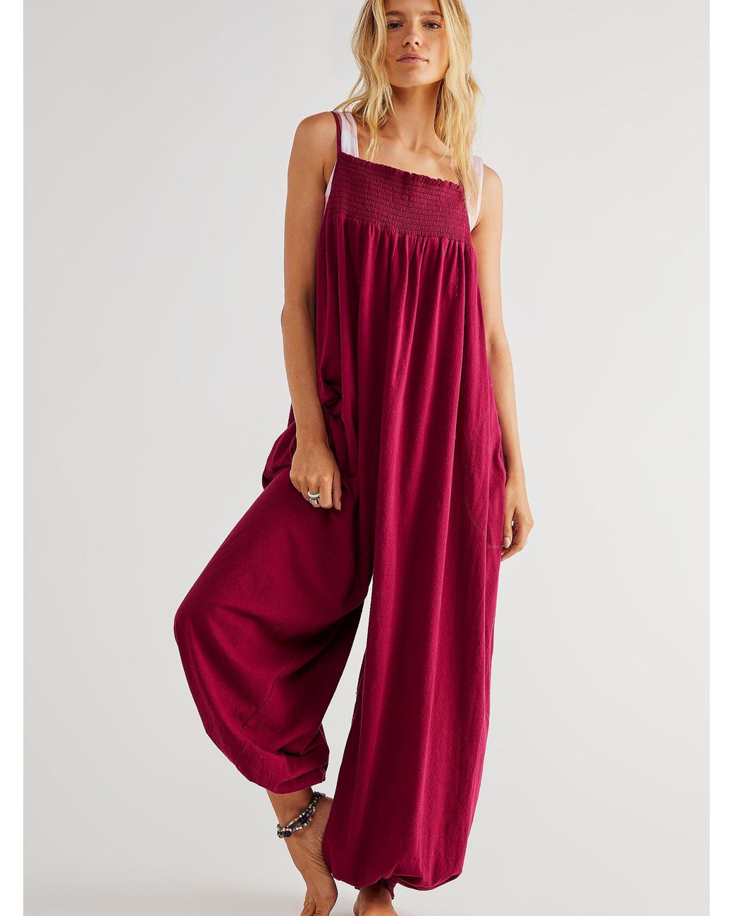 Free People Good Day One-piece in Red | Lyst