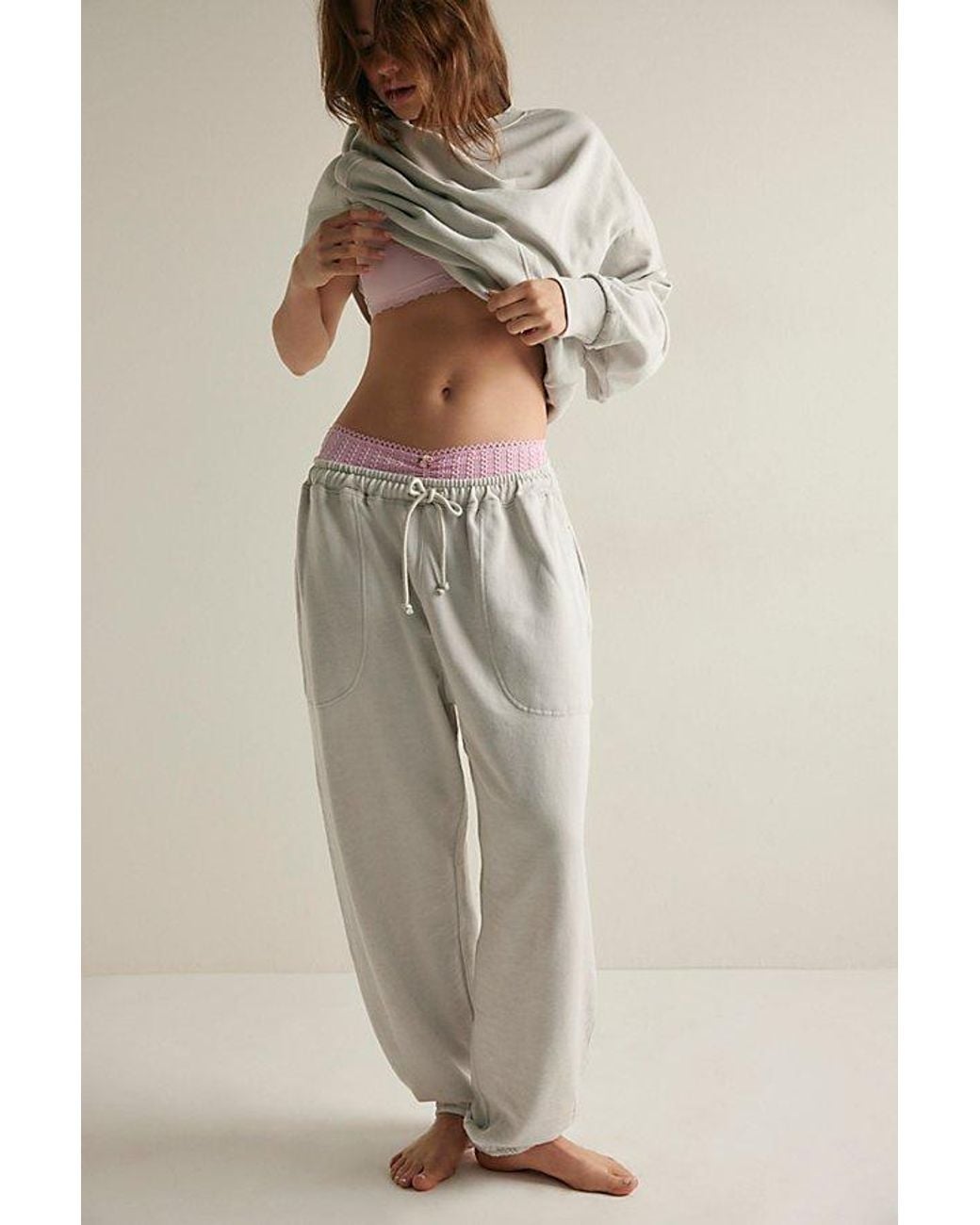 Free People Natural Slow It Down Joggers By