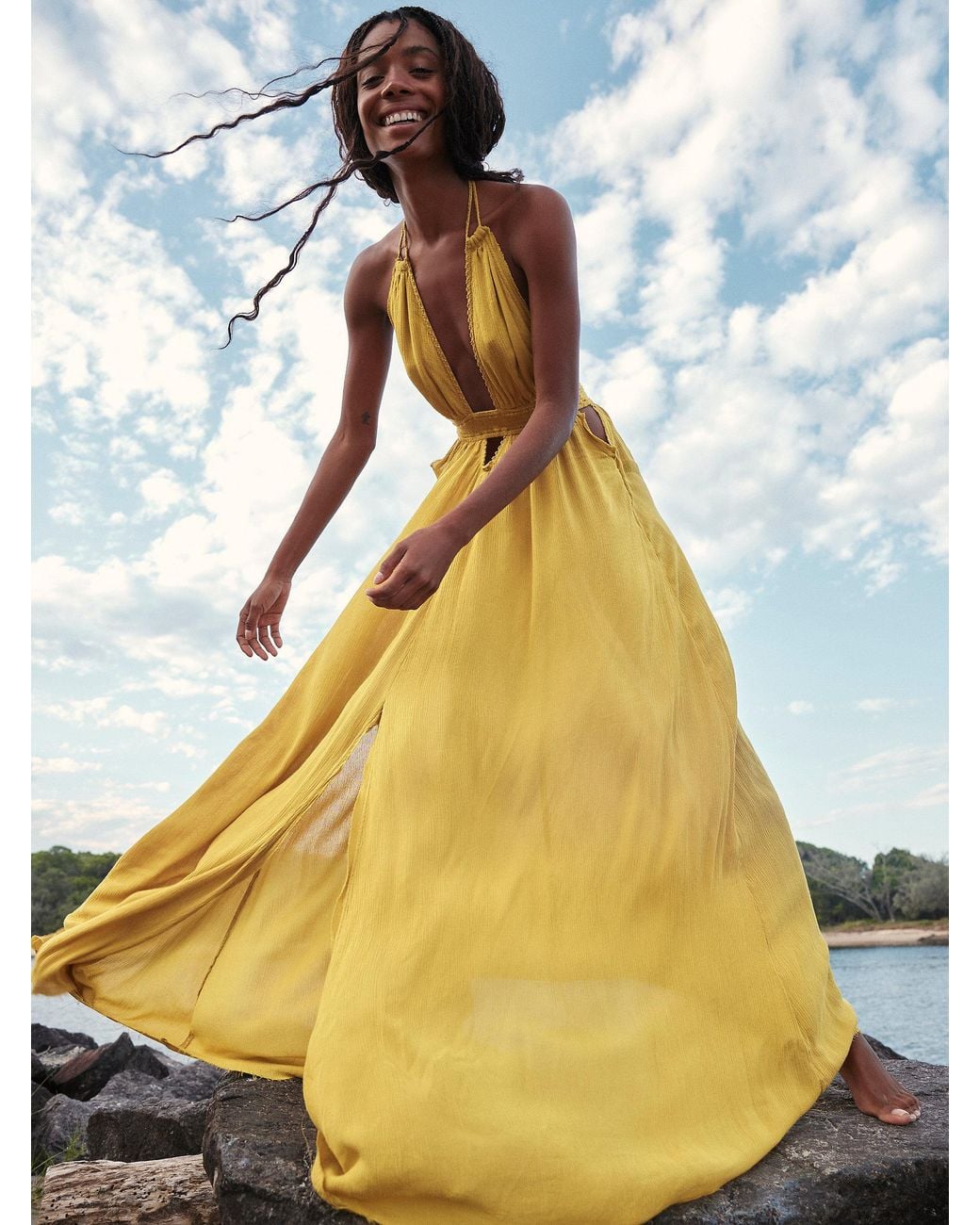 Dress Outfits Free People Sunflower Maxi Dress Oh Sunflower Dreams Maxi  Dress Yellow Fortunate One